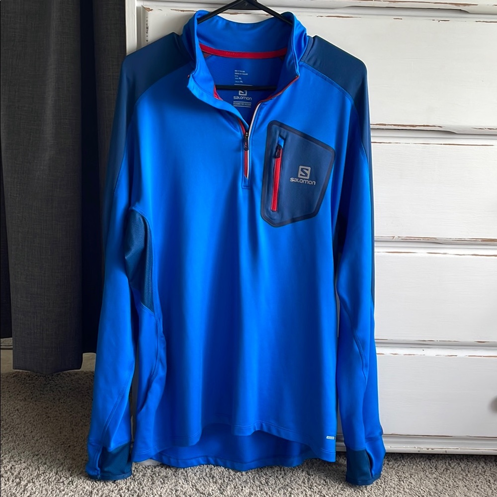 Salomon Men's base layer 3/4 zip Jacket